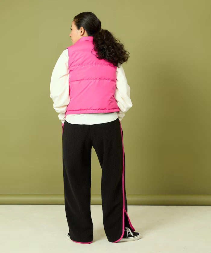 Side Zipper Fleece Pants