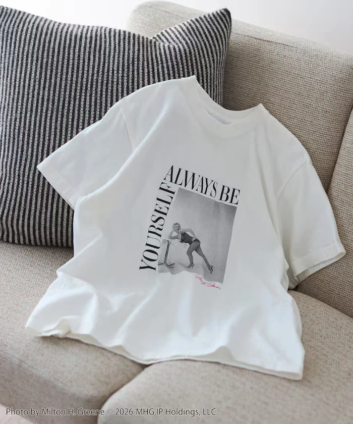 Marilyn Monroe Short Sleeve Monochrome Photo T-shirt