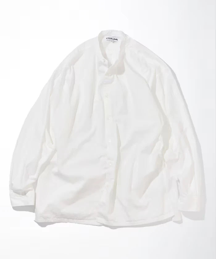 Broadcloth Band Collar Shirt