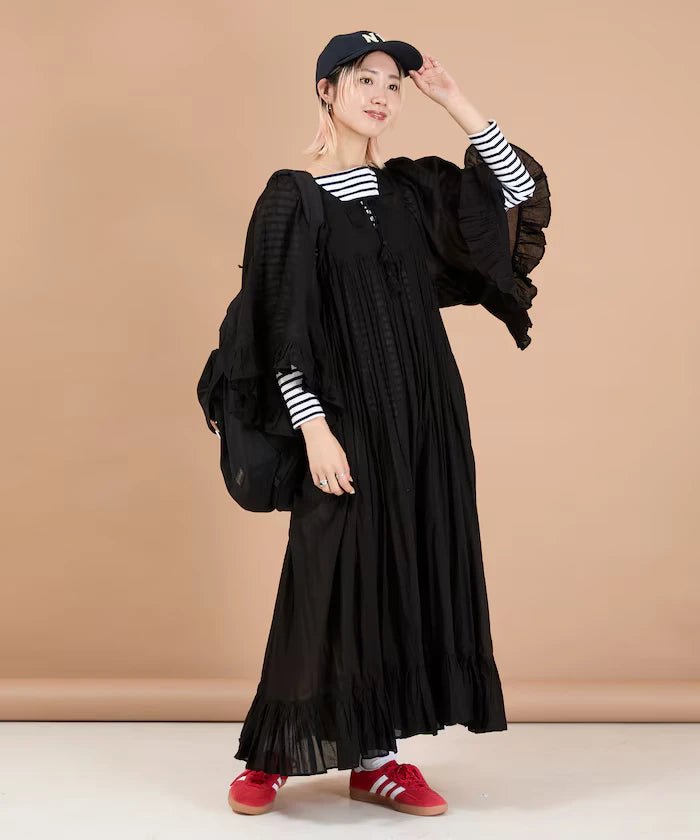 India Square Neck Frilled Dress