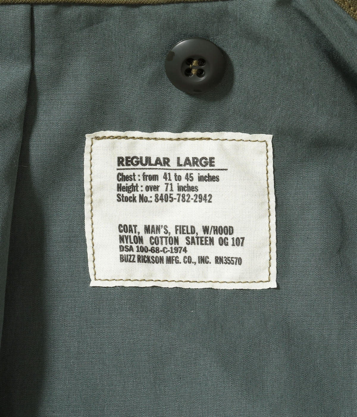 Type M-65 ���BUZZ RICKSON MFG. CO., INC.��� ARMOR IN COMMAND