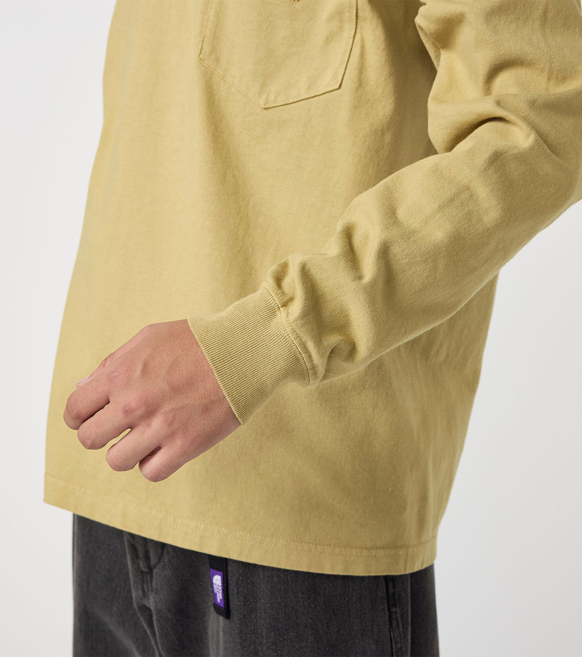 8oz Field Long Sleeve Pocket Tee