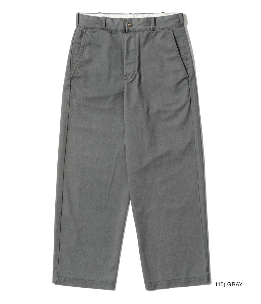 TUF-NUT T/C WIDE WORK TROUSERS AGING MODEL
