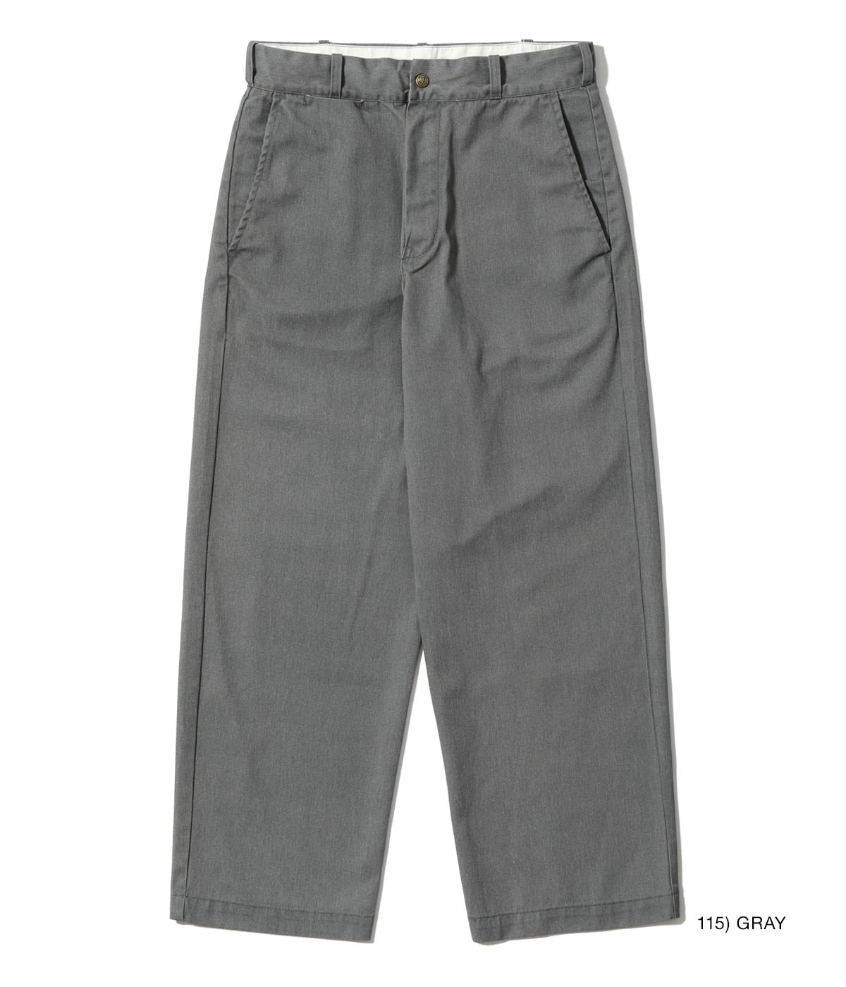 TUF-NUT T/C WIDE WORK TROUSERS AGING MODEL