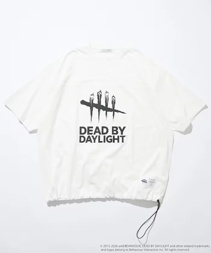 Dead By Daylight Exclusive Big Logo Hemmed Code Football T-Shirt