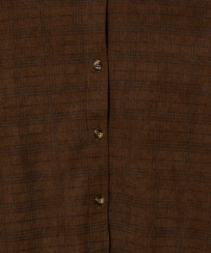 Big Silhouette Corduroy Shirt