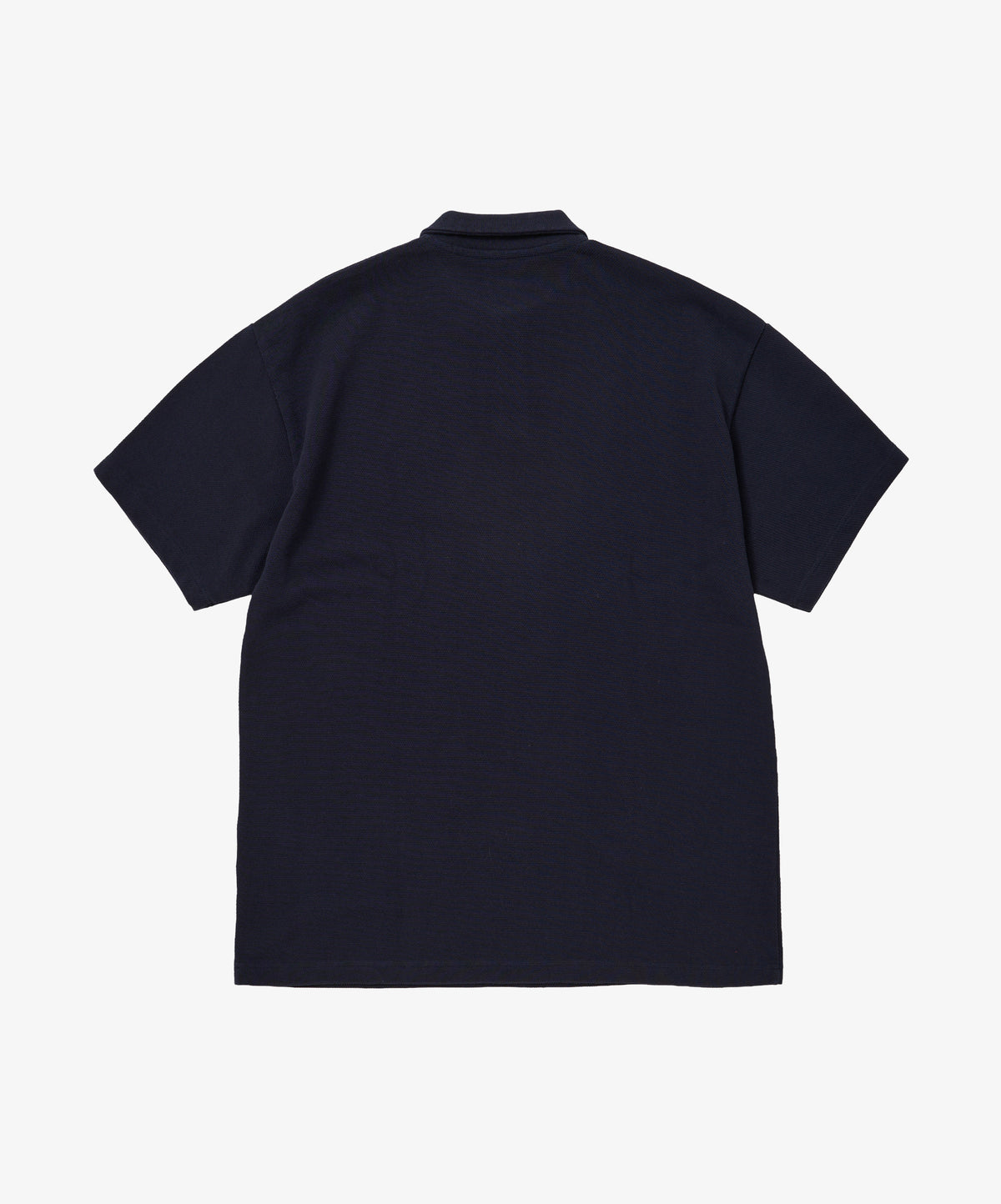 twisted pique polo navy