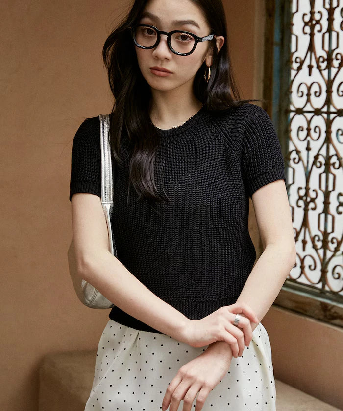Compact Summer Knit with Purl Stitch - Limited Expansion