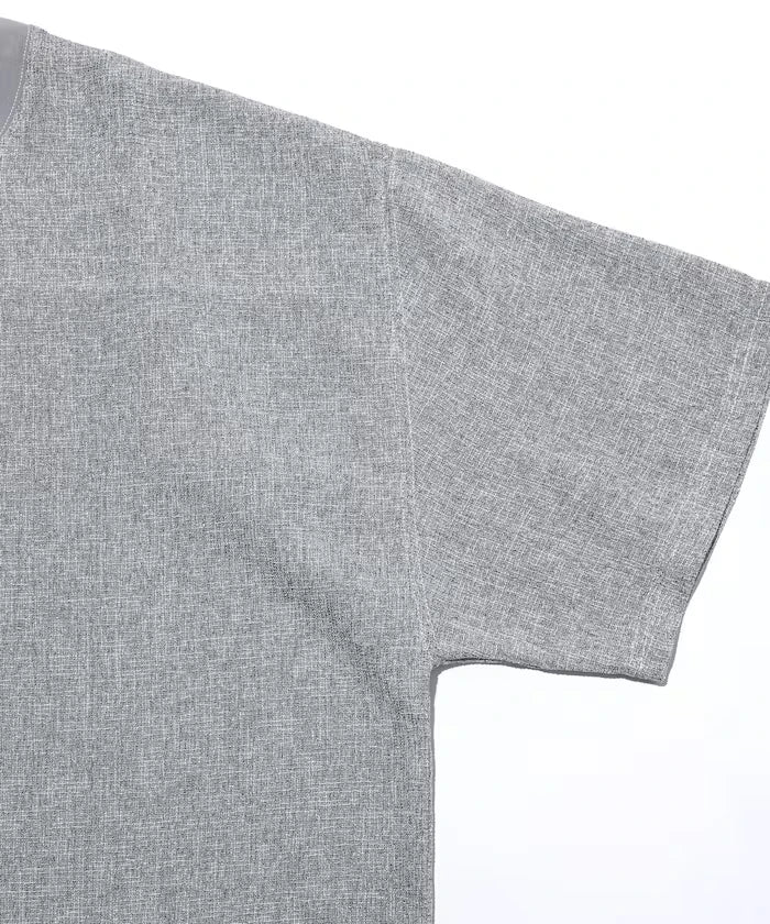 Dry Touch Summer Tweed Short Sleeve Crew Neck