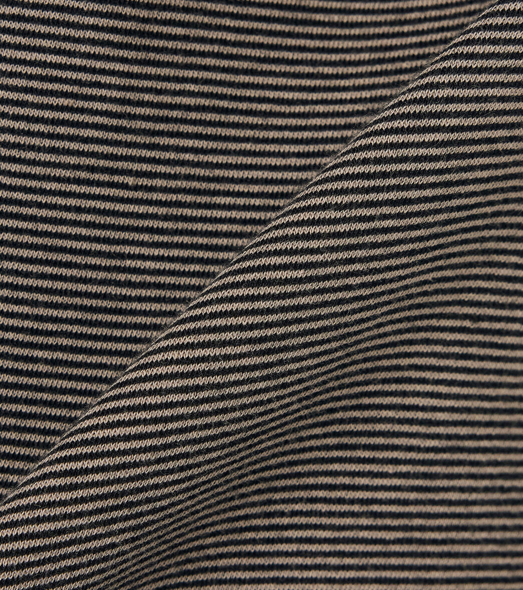 Micro Stripe Pocket L/S Tee