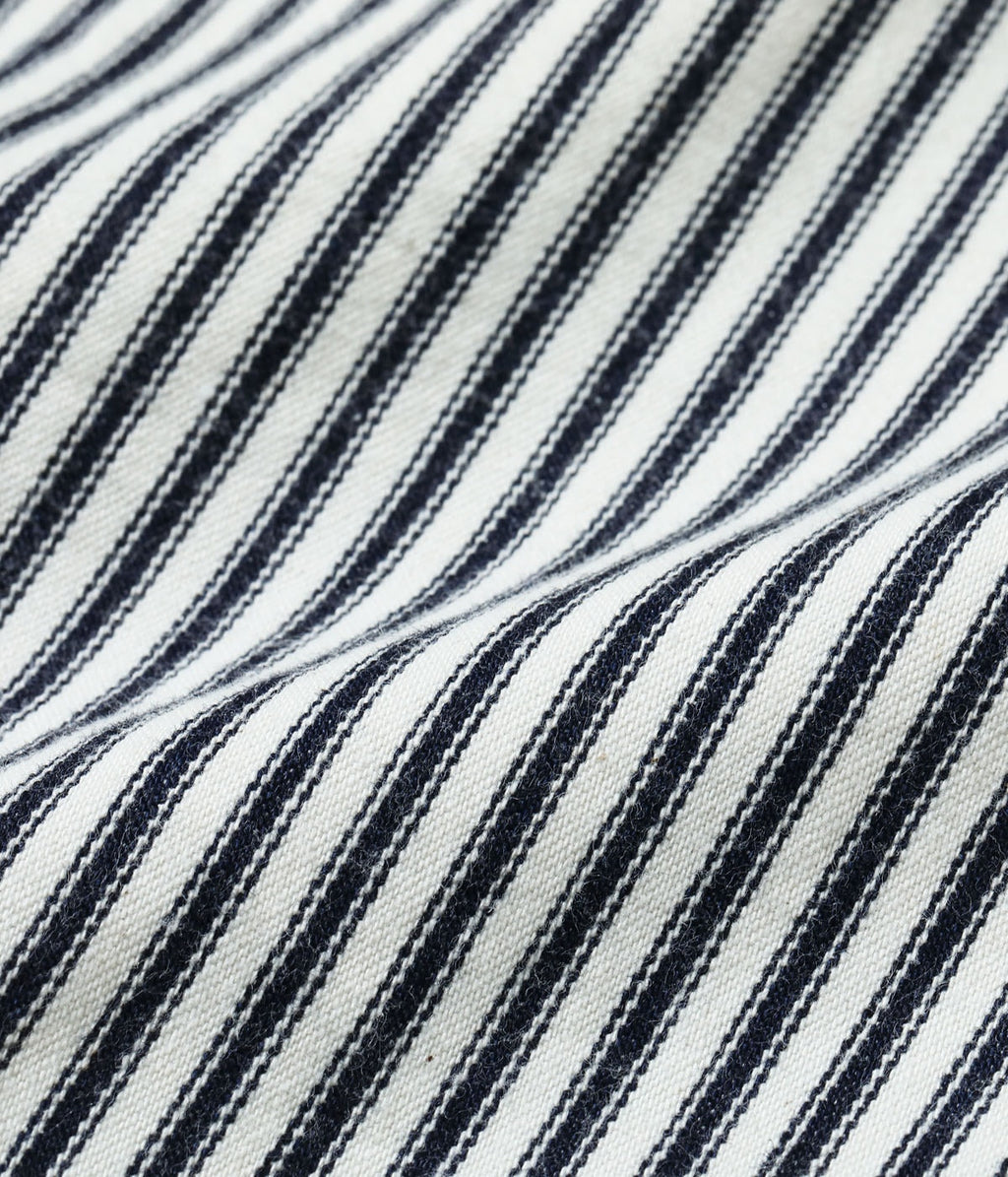 Fiction Romance 6oz. Indigo Stripe Double Knee Shorts