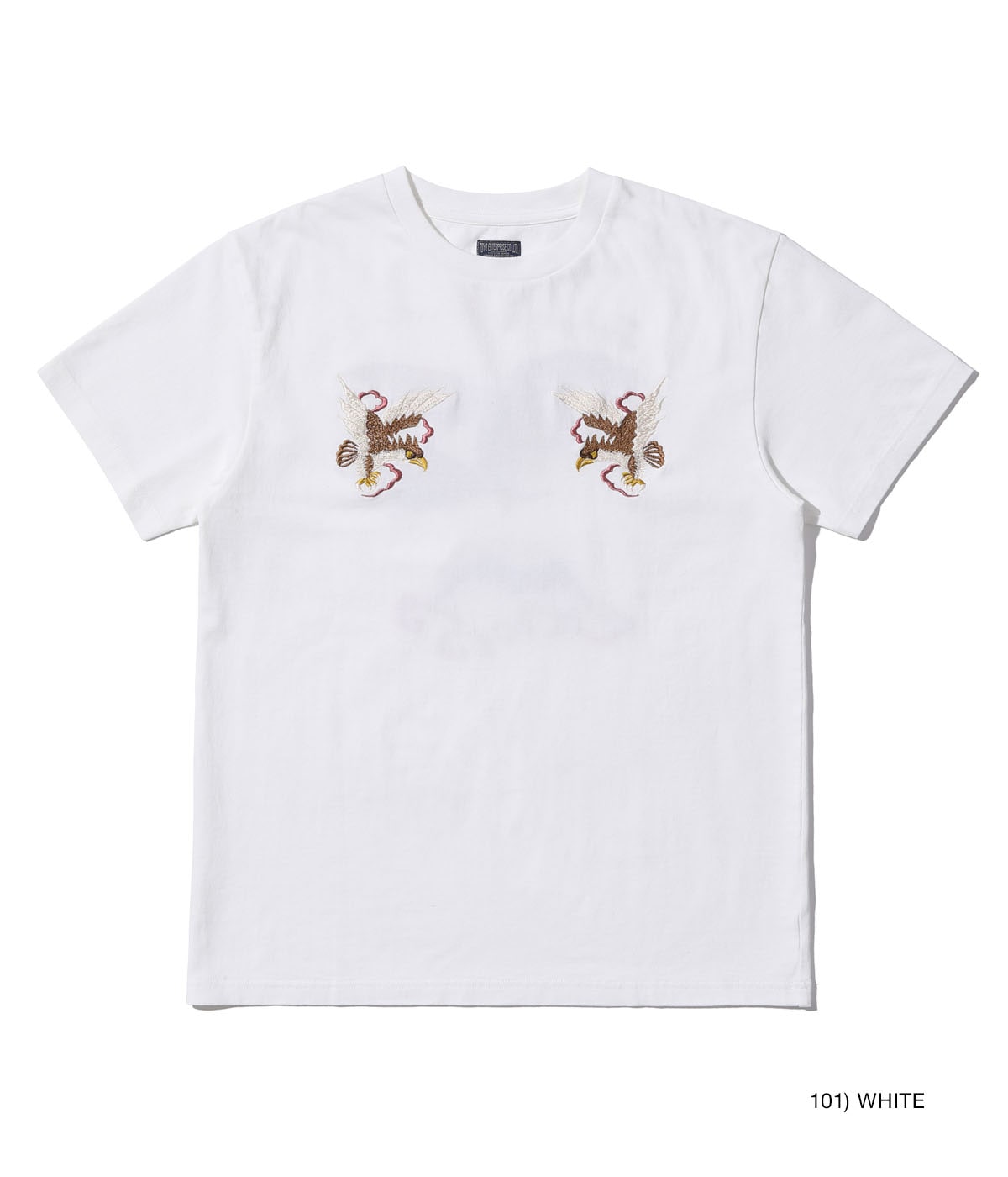 SUKA T-SHIRT EMBROIDERED “EAGLE & Mt. FUJI”