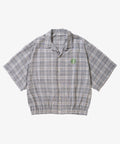 banshu ori ribbed shirts plaid short sleeve
