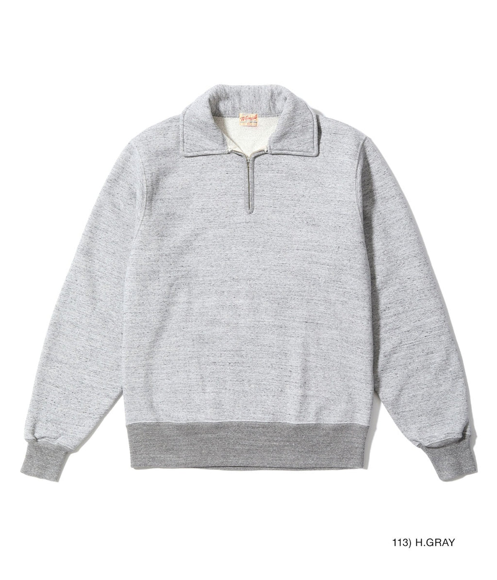 HALF ZIP SWEAT SHIRT