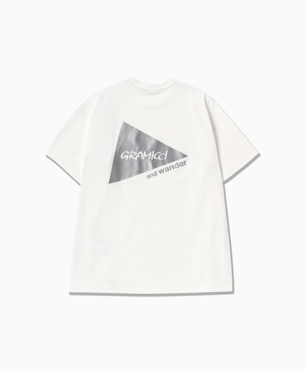 Gramicci × and wander  backprint S/S tee