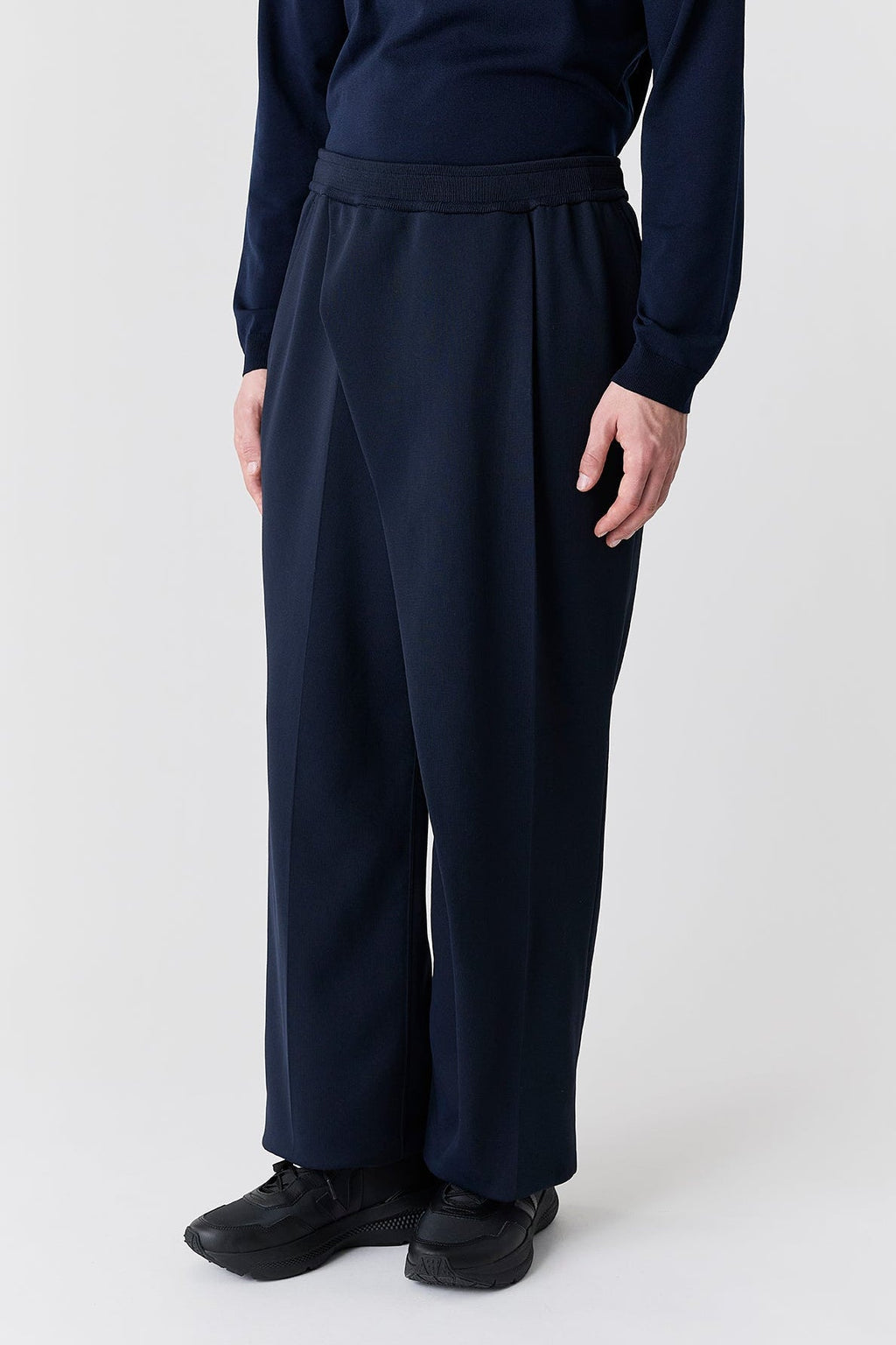 SOFT MILAN WRAP FRONT PANTS