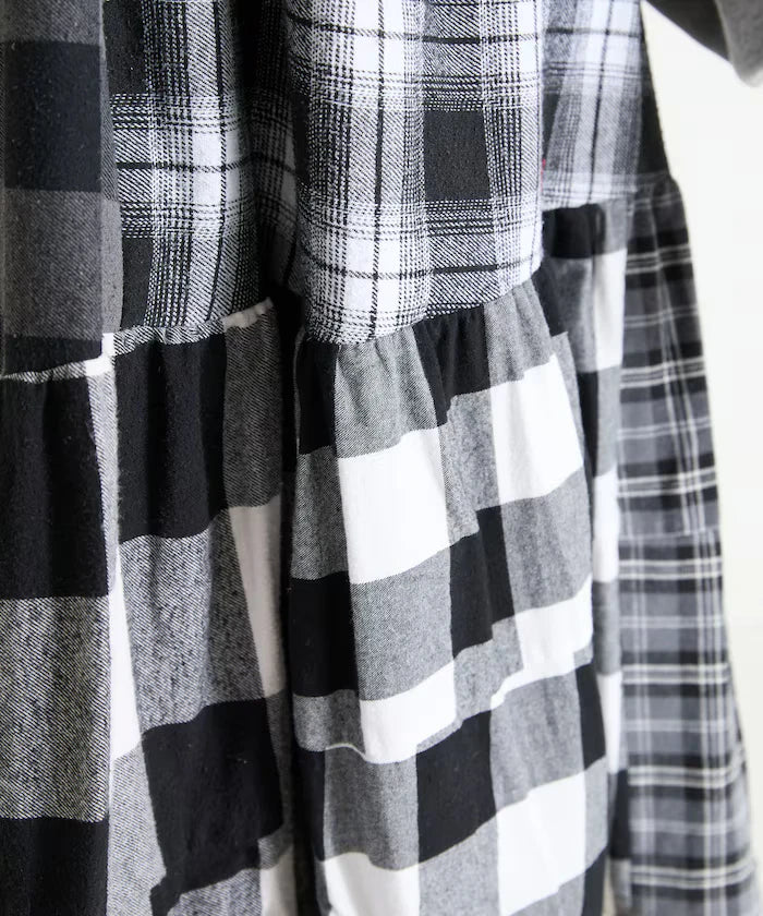 Vintage Remake Check Cami Dress