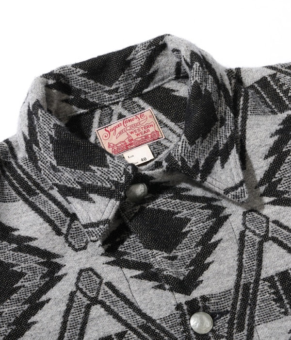 NATIVE AMERICAN WOOL BLANKET JACKET