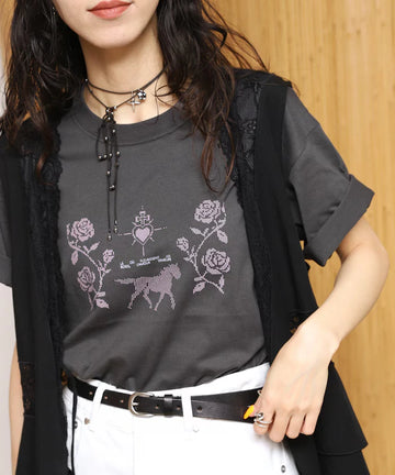 Organic Cotton Dot Graphic T-Shirt