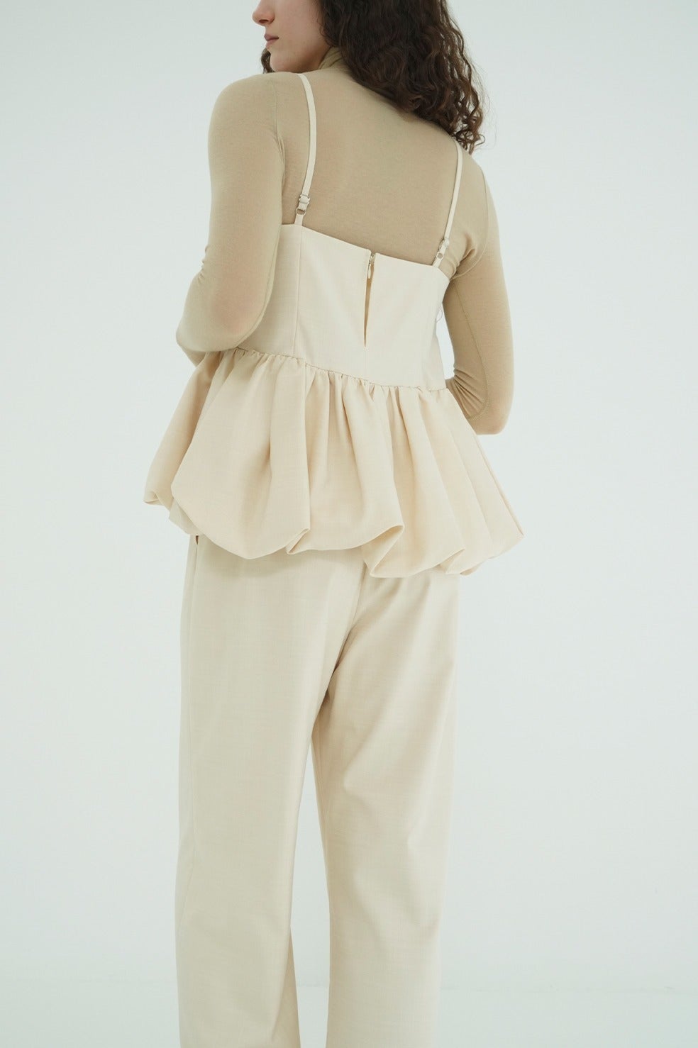 PEPLUM LAYERED ALL IN ONE