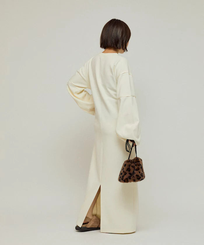 Cocoon Sleeve Damboru Sweat One-Piece / Spindle