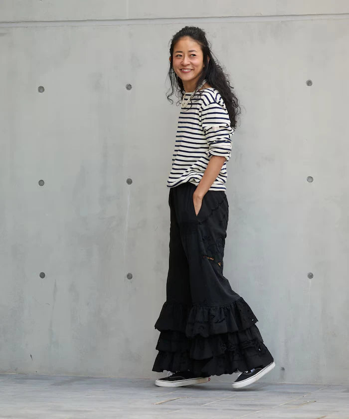 vintage lace tablecloth remake easy pants