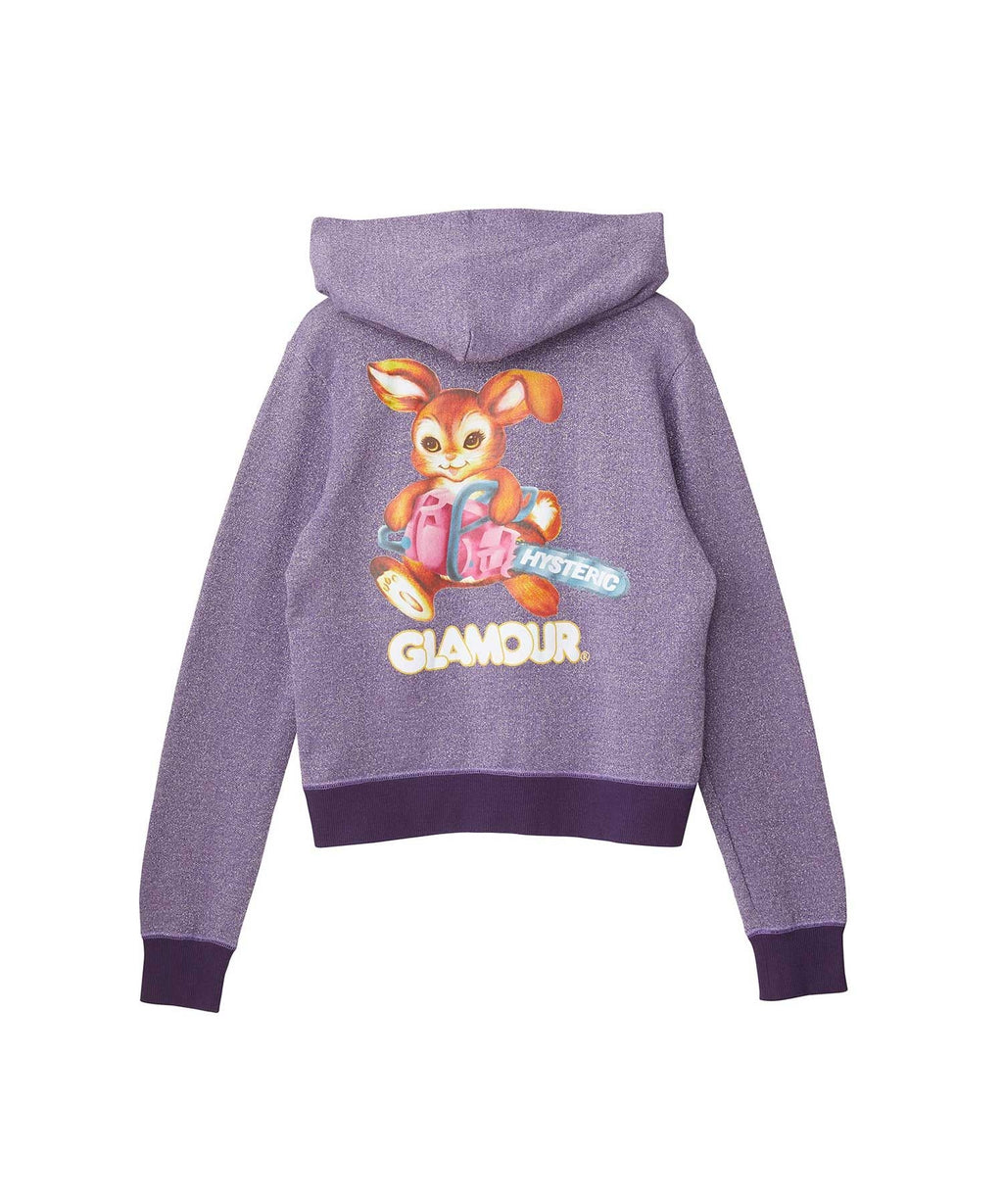CHAINSAW BUNNY Short-Length Hoodie