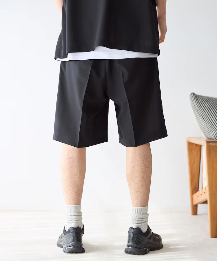 Functional Fabric Pullover Short Sleeve Shirt Set 3-piece Set / Washable / UV Cut / Quick Dry / Cool Touch