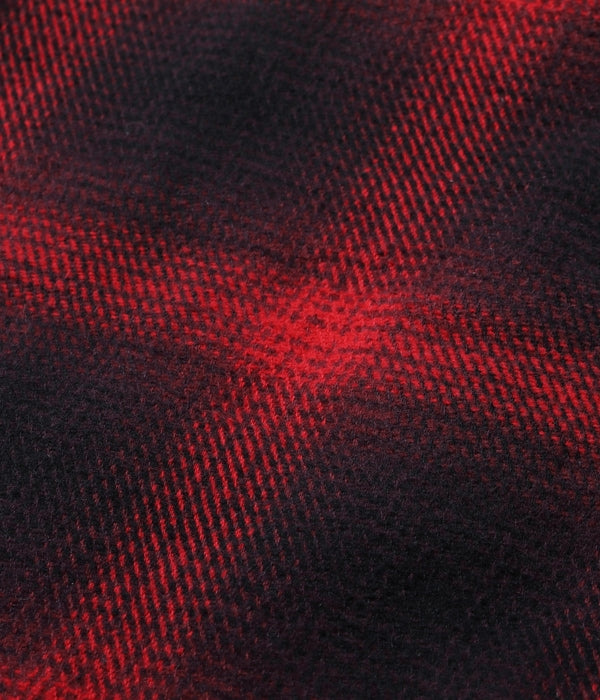 OMBRE PLAID HEAVY FLANNEL HUNTING JACKET
