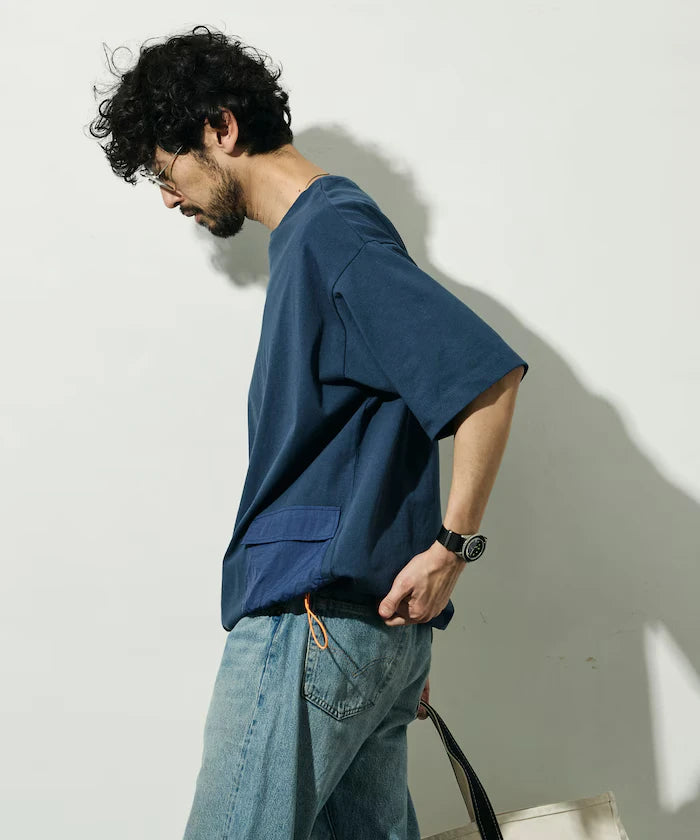 6 Ounce Side Pocket Spindle Short Sleeve T-Shirt / Big Silhouette