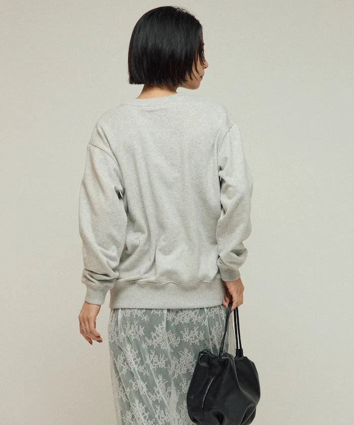 Organic Cotton Animal Logo Print Sweat / CAT / Relaxed Fit / French Terry Sweat