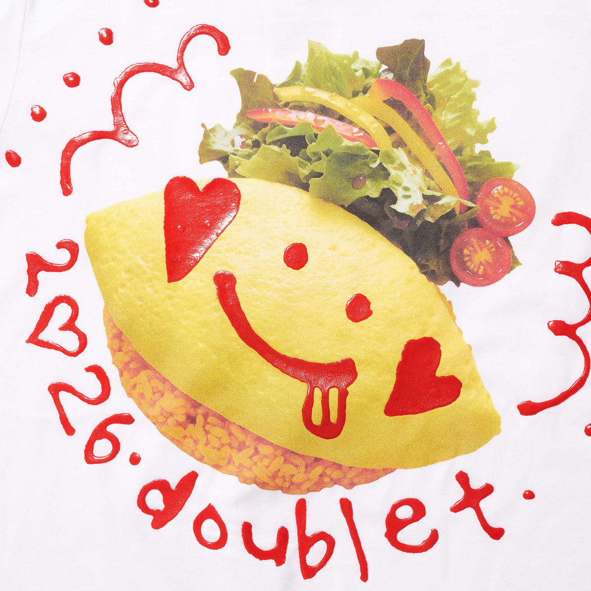 KETCHUP MESSAGE OMURICE T-SHIRT