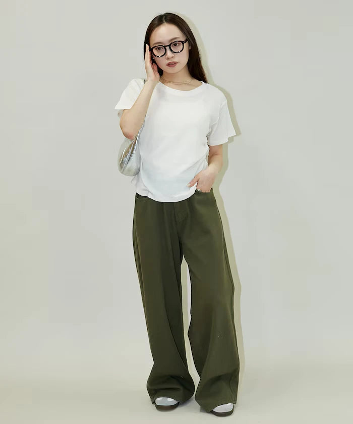Light Waffle Waist Shirring T-Shirt Limited Edition