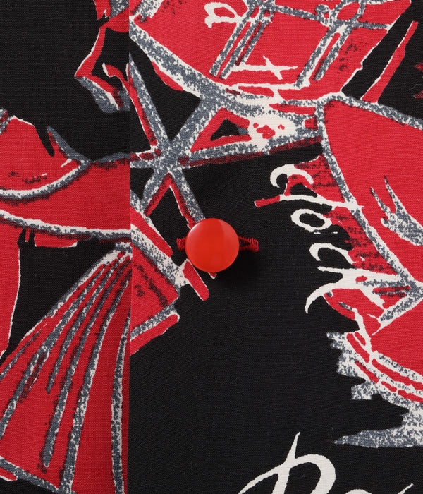 HIGH DENSITY RAYON OPEN SHIRT “ROCK 'N' ROLL”