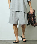 Summer Tweed Easy Wide Shorts / Compatible with Setup