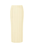 Linen Like Rib Pleats