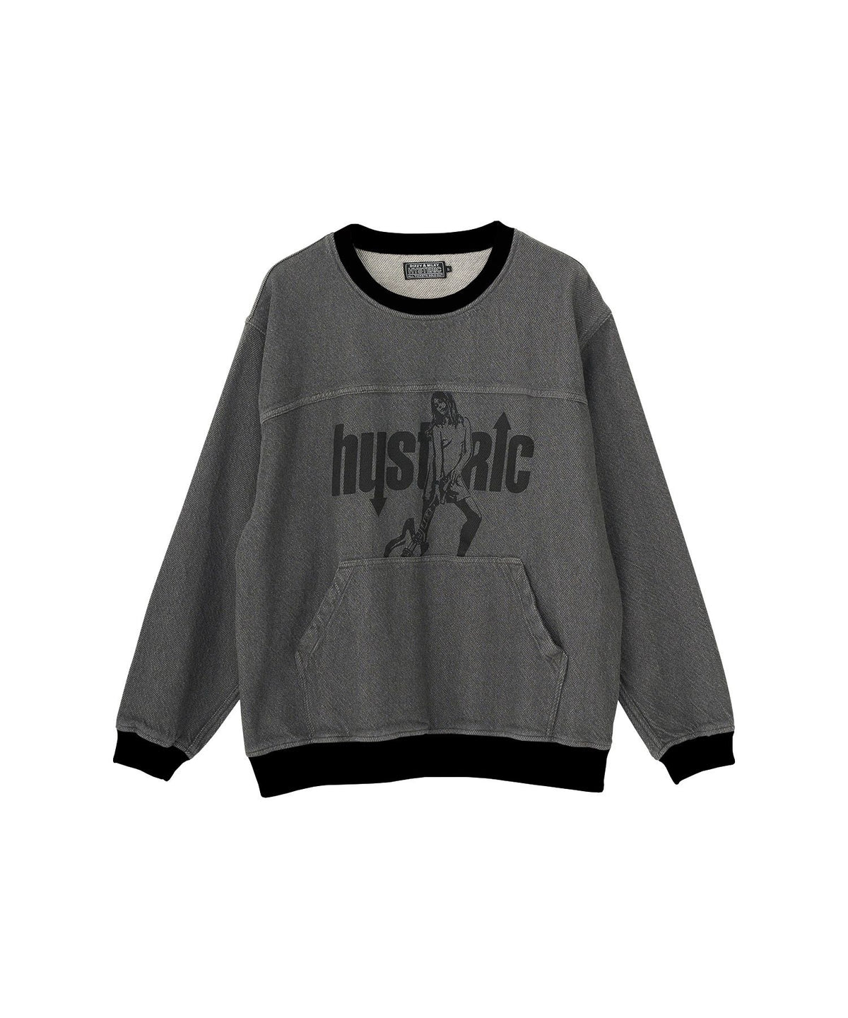 UP DOWN GIRL Denim Pullover