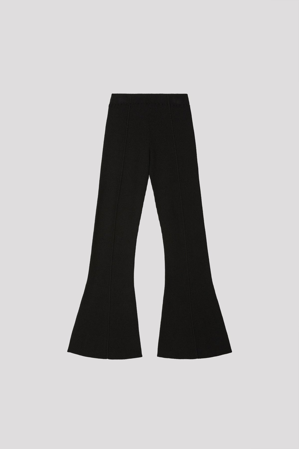 PORTRAIT VELVET TIGHT FLARE PANTS