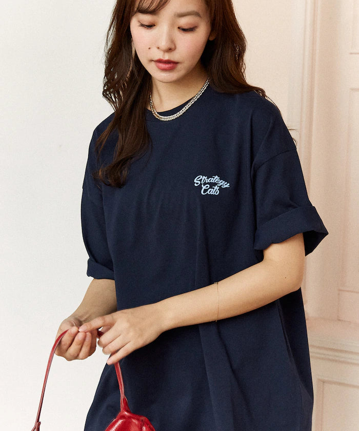 <Functional Material> STRATEGY Cat Print T-Shirt Limited Edition