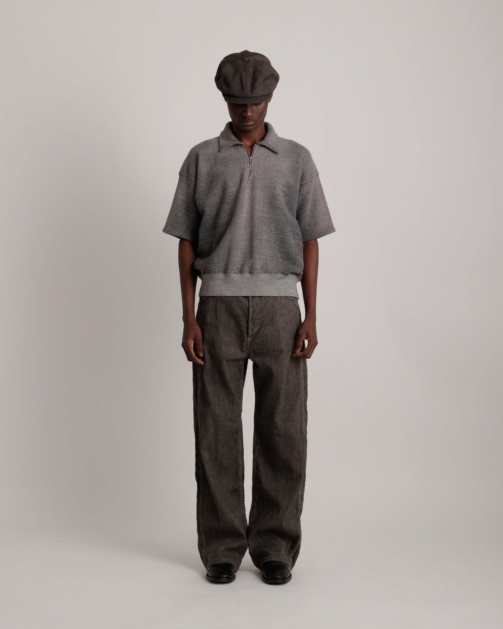 LOT.621 HALF ZIP S/S SWEAT SHIRT
