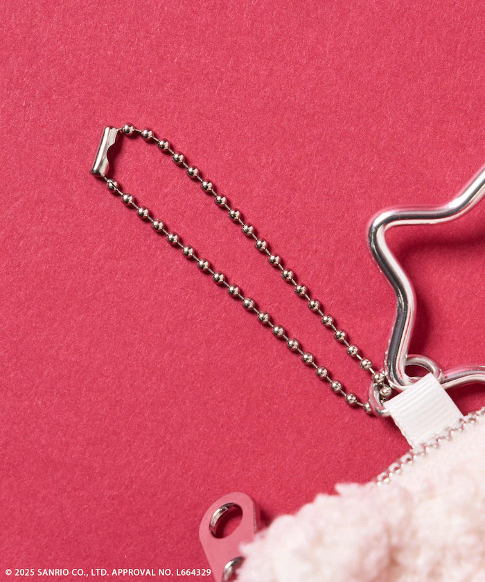 Hello Kitty Fuzzy Charm Pouch