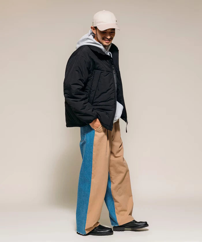 PRIMALOFT PUFF JACKET / Primaloft Stand Collar Puff Jacket / Insulated Blouson