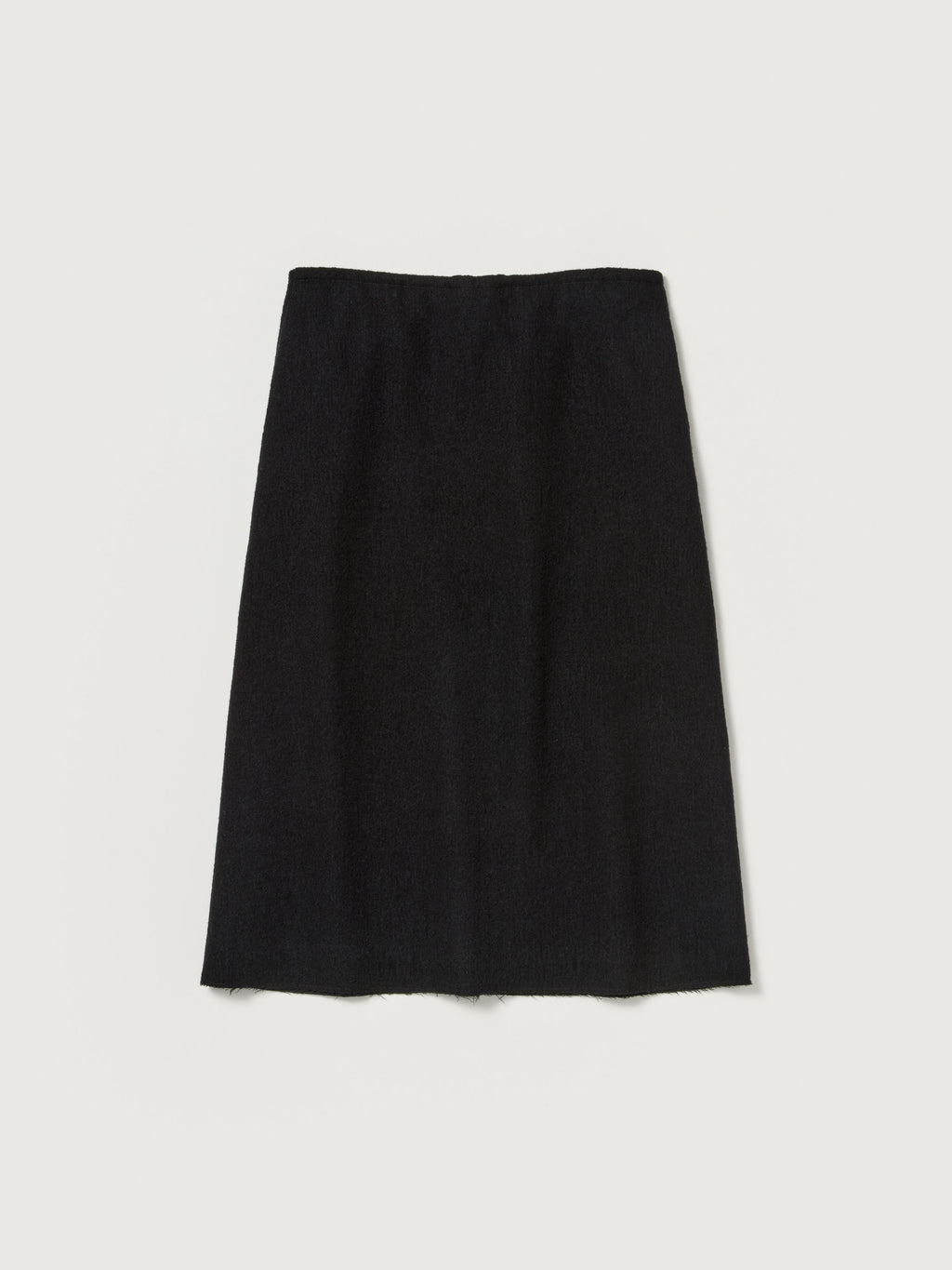 FULLED WOOL SILK SKIRT