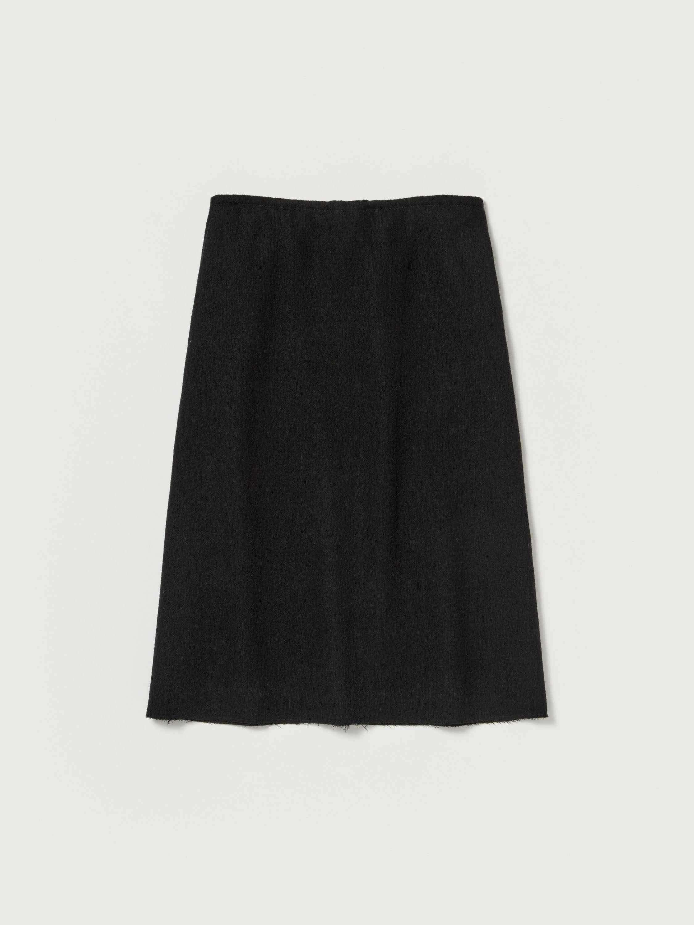 FULLED WOOL SILK SKIRT