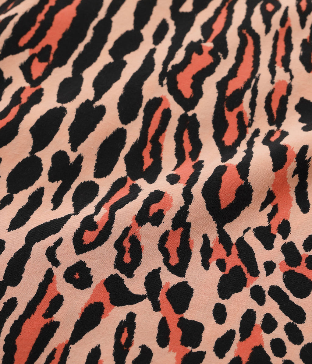 High Density Rayon Open Shirt Ocelot