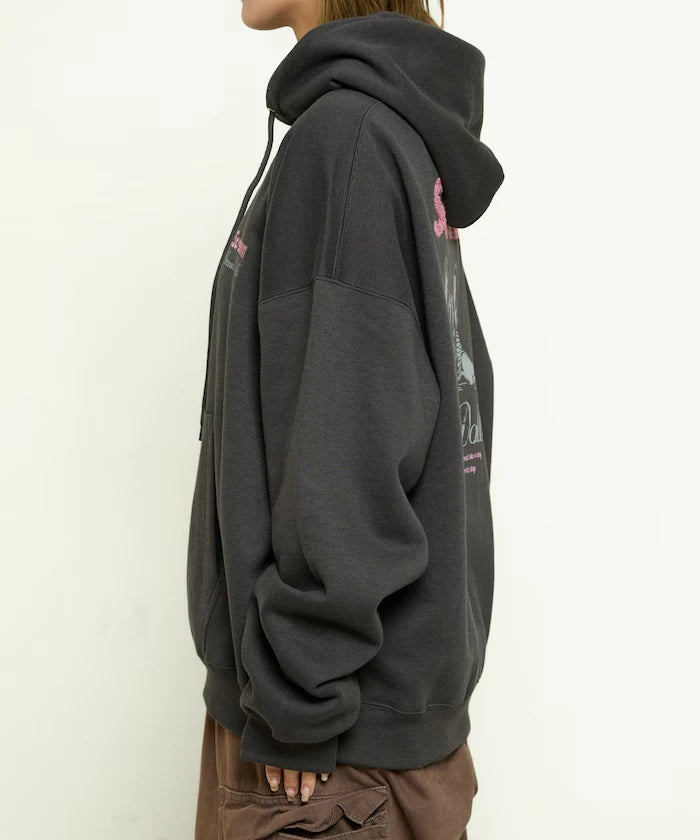 Sagara Embroidery French Bulldog Fleece-Lined Hoodie Limited Edition