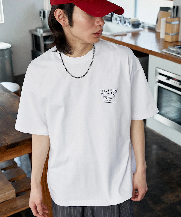 Love Pop Studio Travel Note Typography T-Shirt