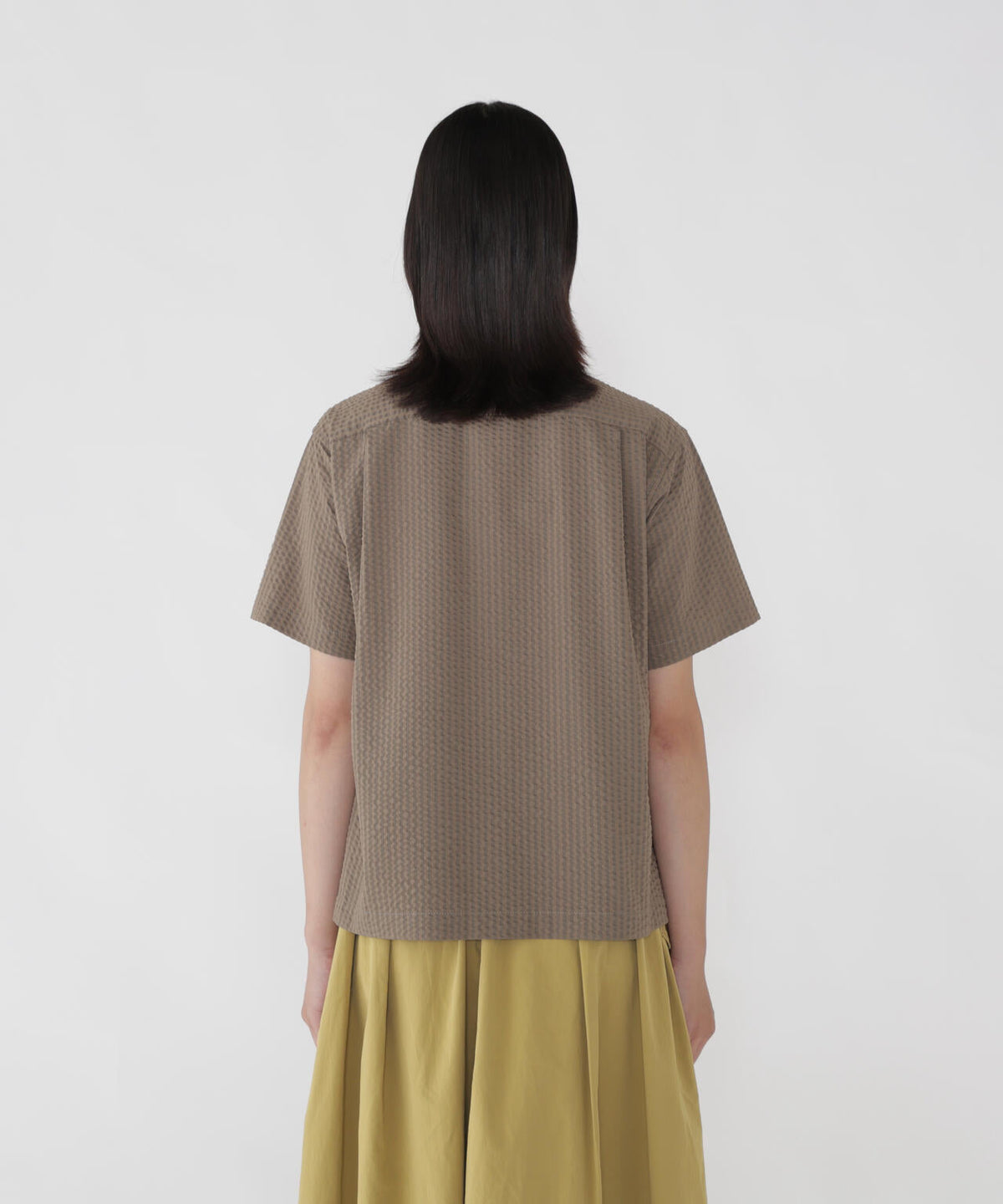 dry soft seersucker SS shirt