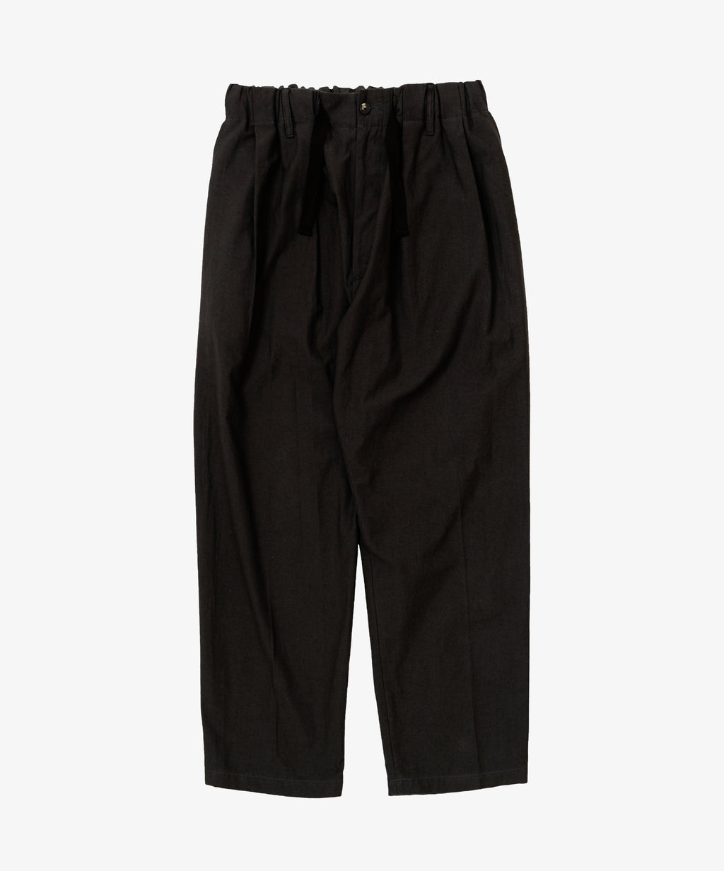 baggy trousers back satin black
