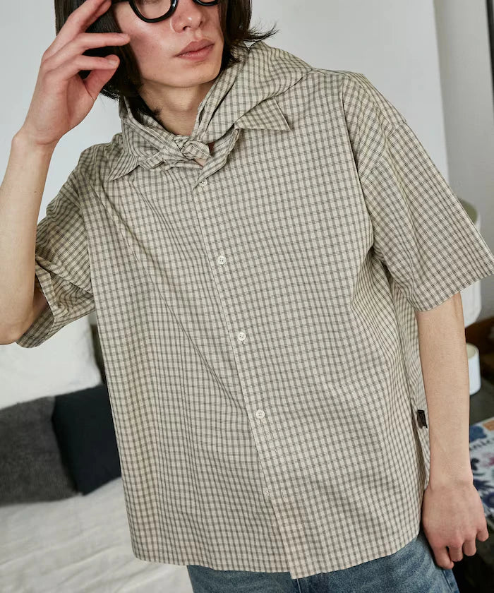 LOVE POP STUDIO Half Sleeve Shirt with Scarf Limited Edition
